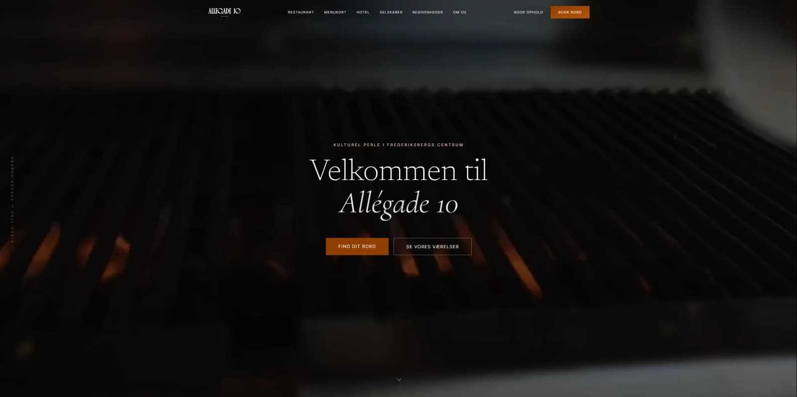 Allégade 10 website preview